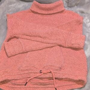 Sweaty Betty Coral Turtleneck Sweater